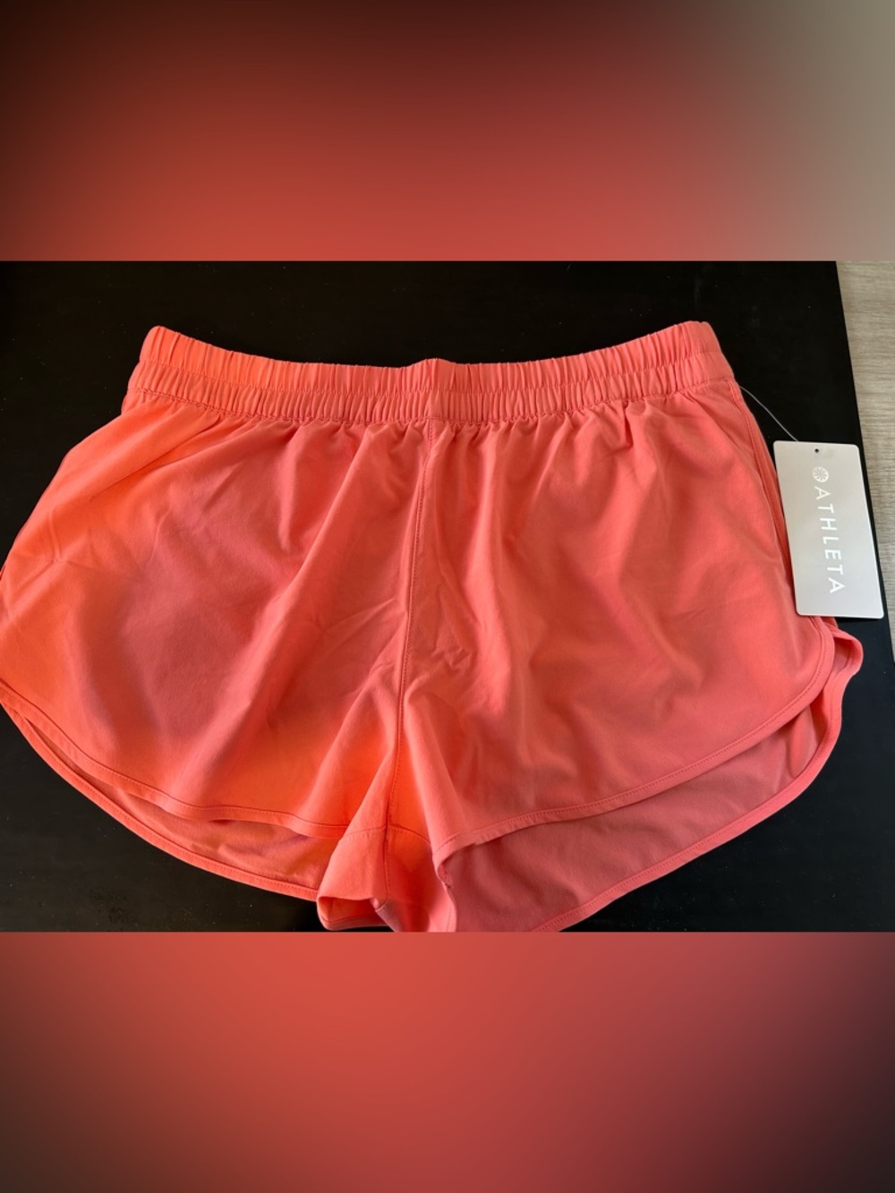 Athleta Coral Pink Athletic Running Shorts
